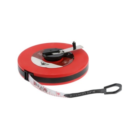 Roulette geodetic scrap, fiberlass tape, closed case, 20 m x 13 mm