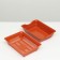 Deep toilet with a mesh of 36 x 25 x 9 cm, brown
