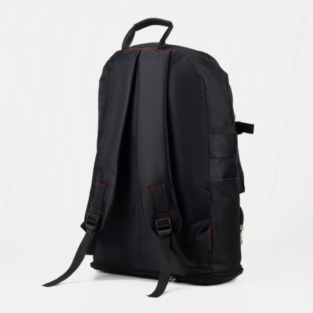 Tourist backpack on lightning, black color-1