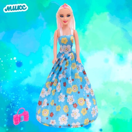 Кукла-модель «Лида» в платье, МИКС-5