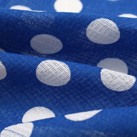Towel 35x60cm peas 568-5p, blue, waffle, 120g/m, HL100%-2