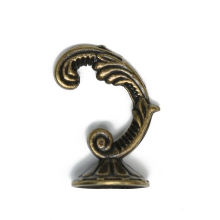 The hook for the curtains "tundra" ks002, one -rod, bronze color-6