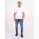 Male T -shirt, size 62, white color