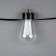 Smart garland “thread” 6 m with nozzles “light bulbs”, IP20, dark thread, 20 LED, glow RGB, USB