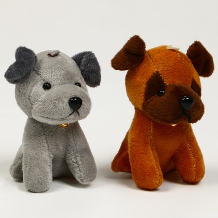 Training cards with a soft toy "Dog", color mix-4