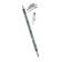 Eye pencil with a TF planter, tone No. 008 frosty black