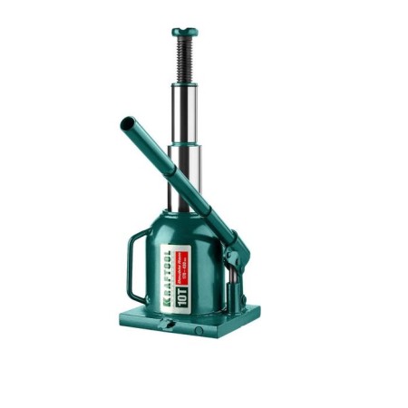 Bottle-bottle jack Kraftool Double RAM 43463-10, two-stage, rise 170-430 mm, 10 tons-1