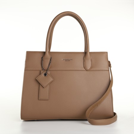 Bag Women's Tout, on lightning, the color is light brown-1