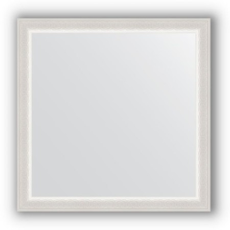Mirror in the baguette frame - Alabaster 48 mm, 62 x 62 cm, EvoForm