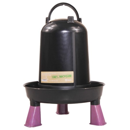 Bunker feeder for poultry for 3 kg, on legs, mix, eco recycled