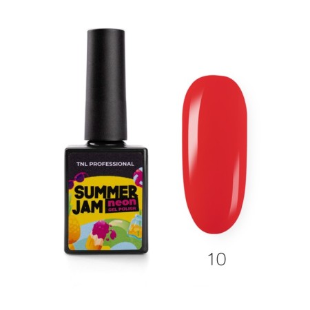 TNL Neon Summer JAM Gel-LK, No. 10 Neon watermelon, 10 ml-1