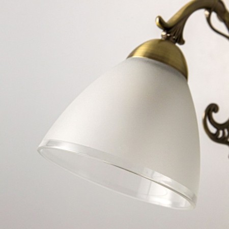 Sconces Citilux "Latur" CL413421, 24x20 cm, 2x75W, e27, brown color-18