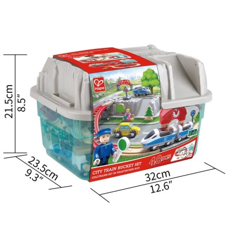 Game set of the railway "City train"-4