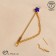 Pin "Flower" mini with a chain, color mix, 5.7 cm (indivisible packing 12 pcs., Price per pcs.)