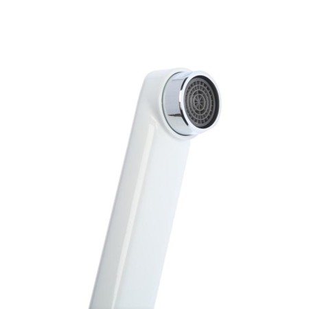 Accoona A71111G bath mixer, silumin, 35mm cartridge, pour 30 cm, white/chrome-2
