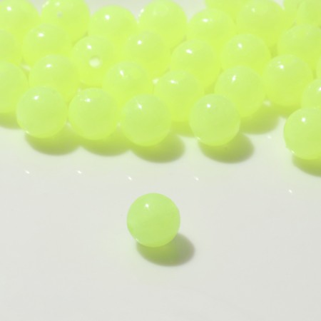 Bead "Drage" d = 8mm (set 10 g), the color is acid-green-1