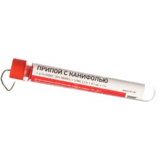 Solder with rosin Rexant, 10 g, d = 1 mm, tin 60% lead 40%