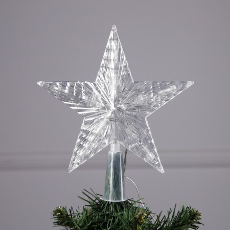 The LED elite for the tree “White Star” 16 cm, 10 LED, AAX2 batteries (not in the kit), glow warm white-1
