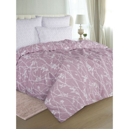Bed linen duet Fuchsia, size 240x214 cm, 143x215 cm - 2 pcs, 70x70 cm - 2 pcs