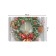 A set of napkins for setting the New Year's Bells table, rectangular, rounded edges, size 30x46 cm, 4 pcs