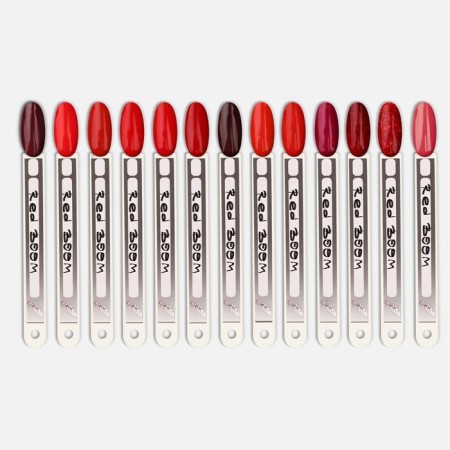 Gel nail polish "Red Boom", 3 phase, 8 ml, led/uv, color (71)-9