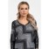 Women's dress, size 44, black color, silver