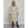 Coat insulated winter female, size 46, color light-beige