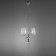 Suspended chandelier Mantra Tiffany, E27, G9, 4x20, 5W, 800 mm, chromium color