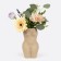Flower Vase Doiy Body, White, 18.8 cm