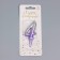 Candle for the cake "Oval", number "4", 5.5 cm, silver-sirn