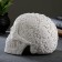 Figure "Skull Carved" White, 13cm