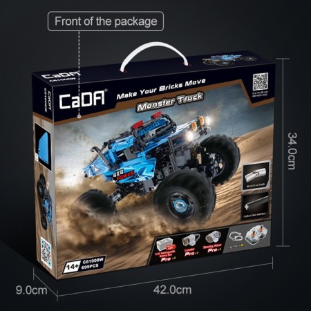 Designer Radio -controlled "Monster", 699 parts-19