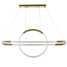 Chandelier 1607/2 LED 73W 4000k gold 85x35 cm Bayerlux