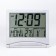 Electronic desktop watches: calendar, alarm clock, thermometer, 8.8 x 7.8 cm, CR2025