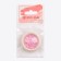 Opal powder for decor, in a jar, pink color