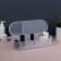 Organizer for storage, with a lid, 7 sections, 28 × 10.5 cm, the color is transparent