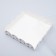 Box for cookies "peas", white, 15 x 15 x 3 cm