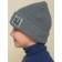 Children's hat, size 51-52, gray color