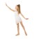 A skirt with a smell for gymnastics and dancing Grace Dance, p. 34-36, white color