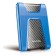 The external hard drive AHD650-2TU31-CBL HD650, 2 TB, USB 3.0, 2.5 ", blue