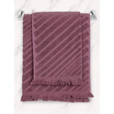 Terry towel Sofi de Marko Evan, 550 gr, size 70x140 cm, lavender color