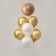 Bouquet of balls “One year”, universal, foil, latex, set of 7 pcs.