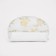 Cosmetic bag with lightning, white/green color