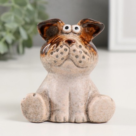Souvenir Ceramics "Pyosik sits" 7.8x8.8x9.5 cm