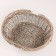 Wicker basket, 33 x 26 x 11 cm, gray, willow