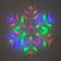 LED figure "Snowflake" 40 cm, plastic, 220 V, glow of multi (rg/rb)