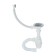 Siphon for washing ORIO A-50079-2, 3 1/2 "x 40 mm, with round overflation, with corrugated 40x40/50 mm