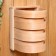 Obacked corner, rounded, alder