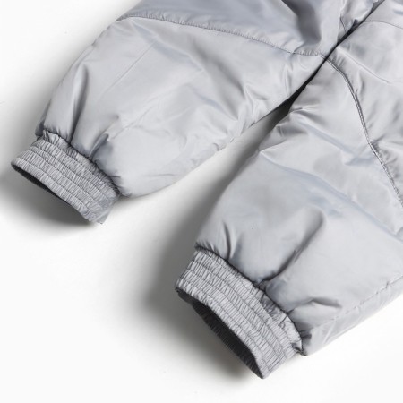 Overalls Milk childish, gray color, height 92 cm-4