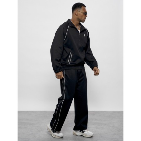 Sports suit men's, size 52, black color-2